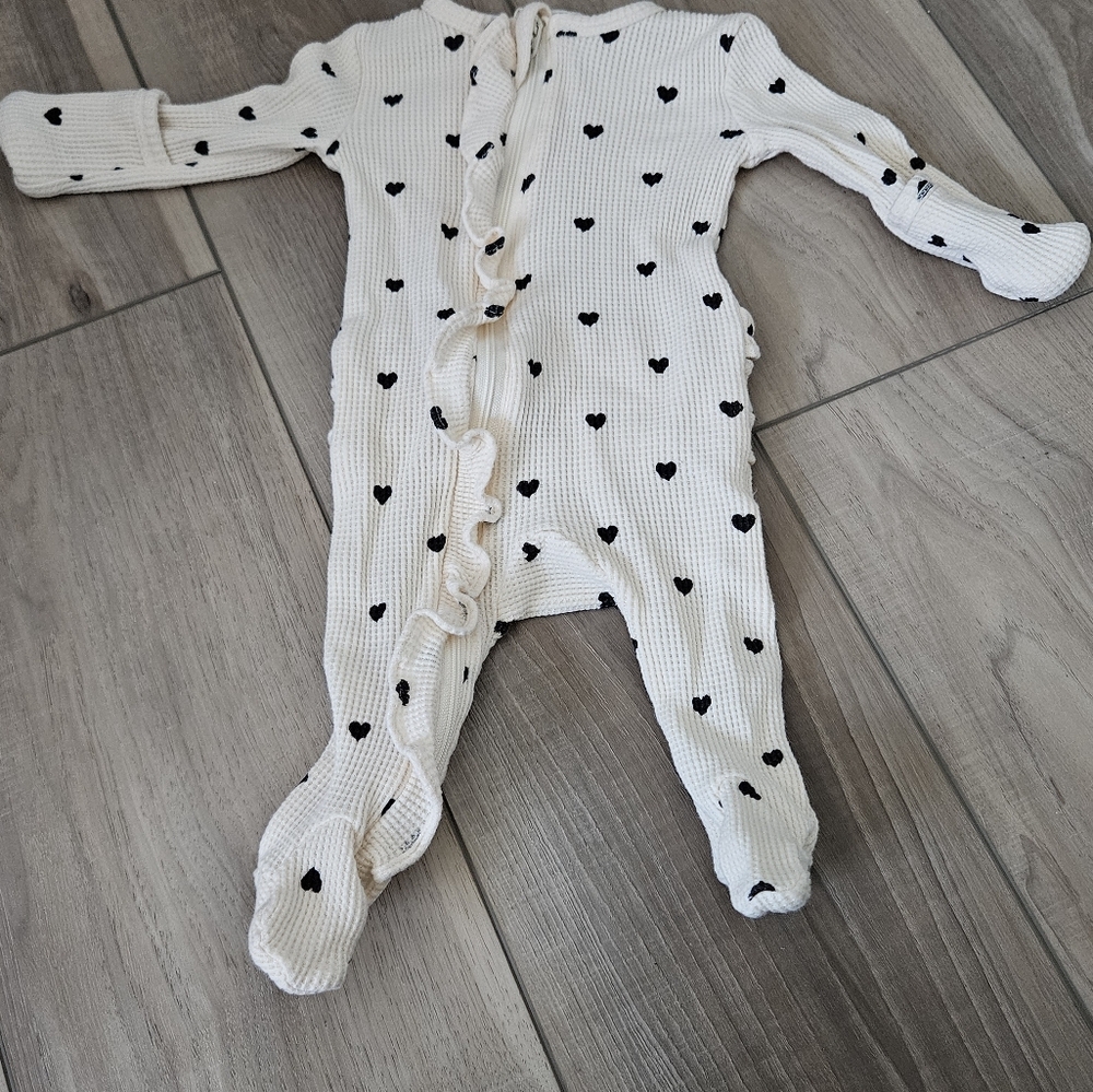 Spearmint Heart Onesie